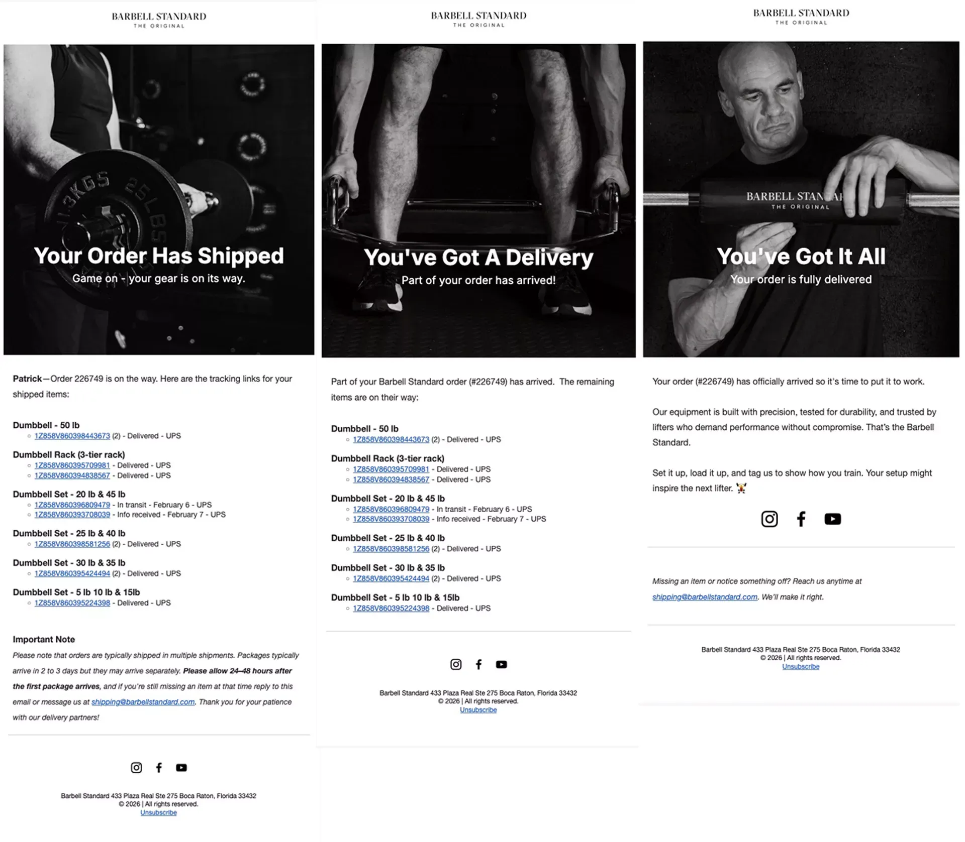 Barbell Standard Custom App
