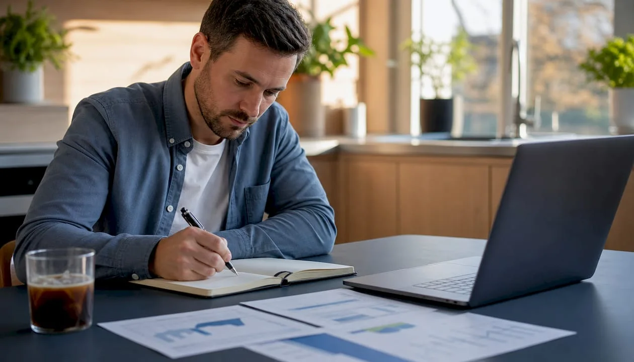 Person analyzing Google Search Console data after website migration to monitor search behavior changes